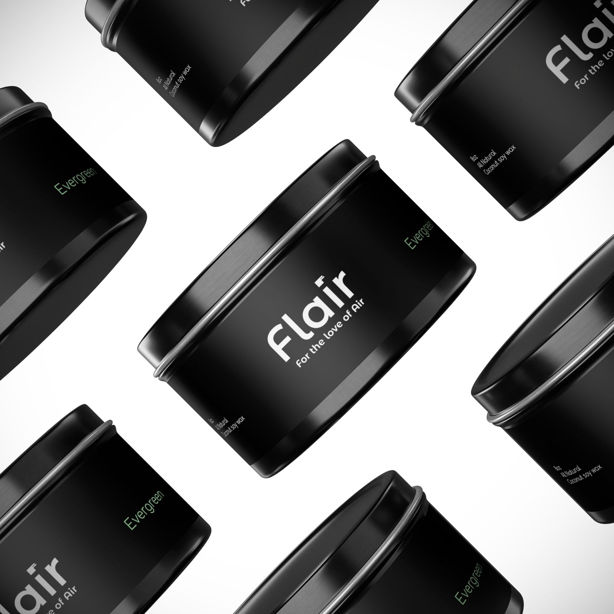 Flair soy Candle - Evergreen (8oz)