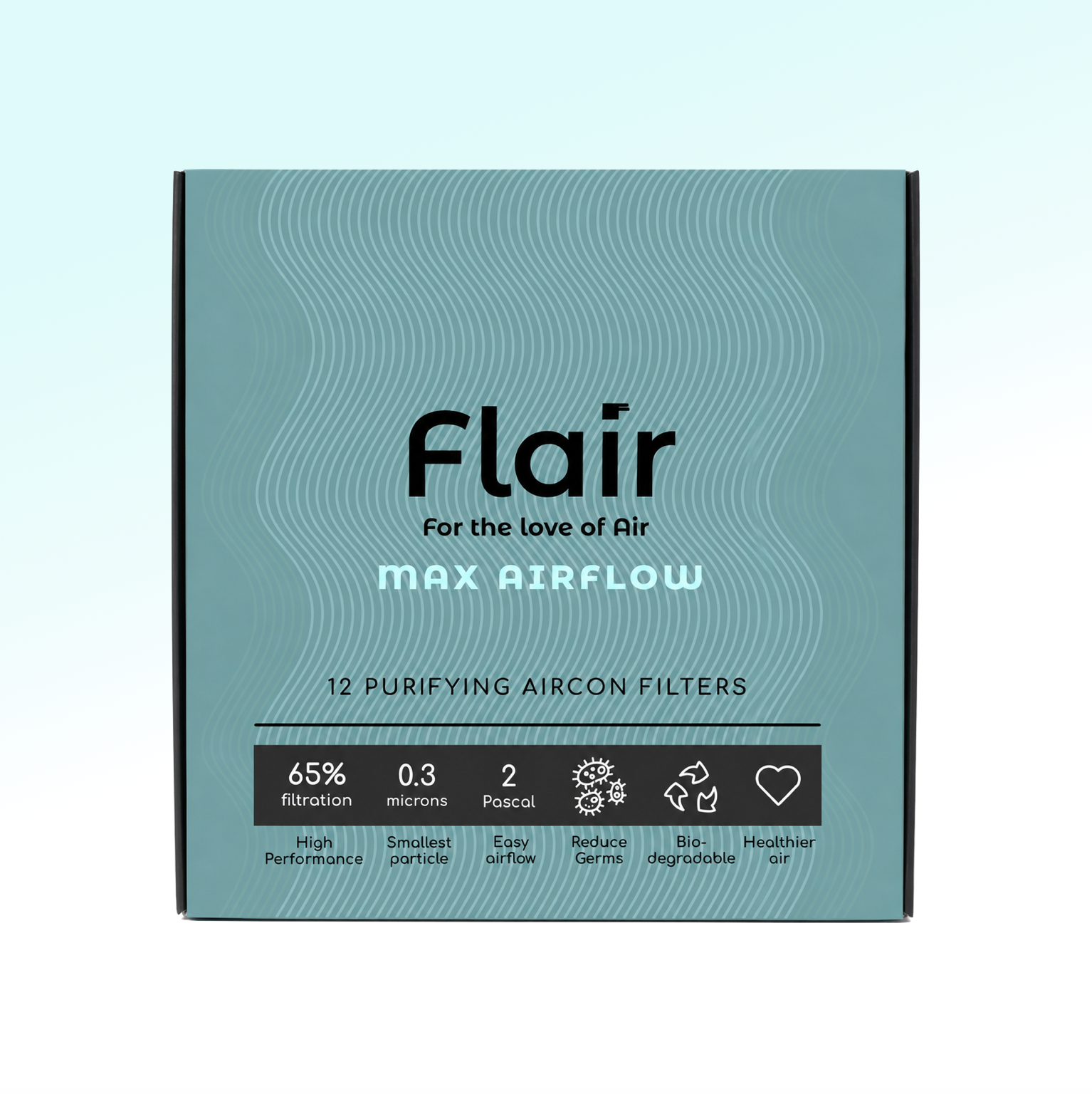 Max Airflow - 12 Pack Air Purifying AC Filters