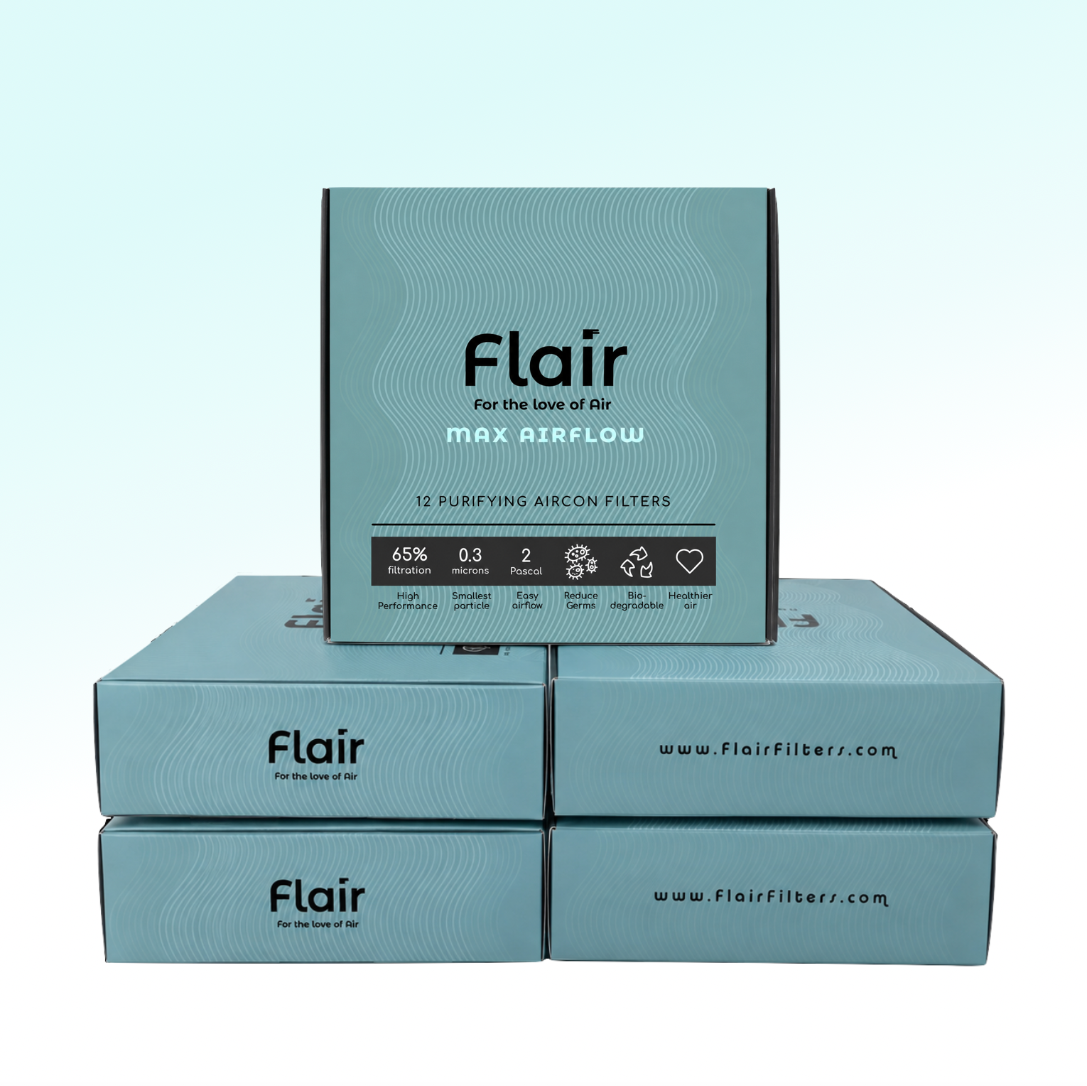 Buy 3, Get 2 Free - 60 pack Max Airflow AC Filters