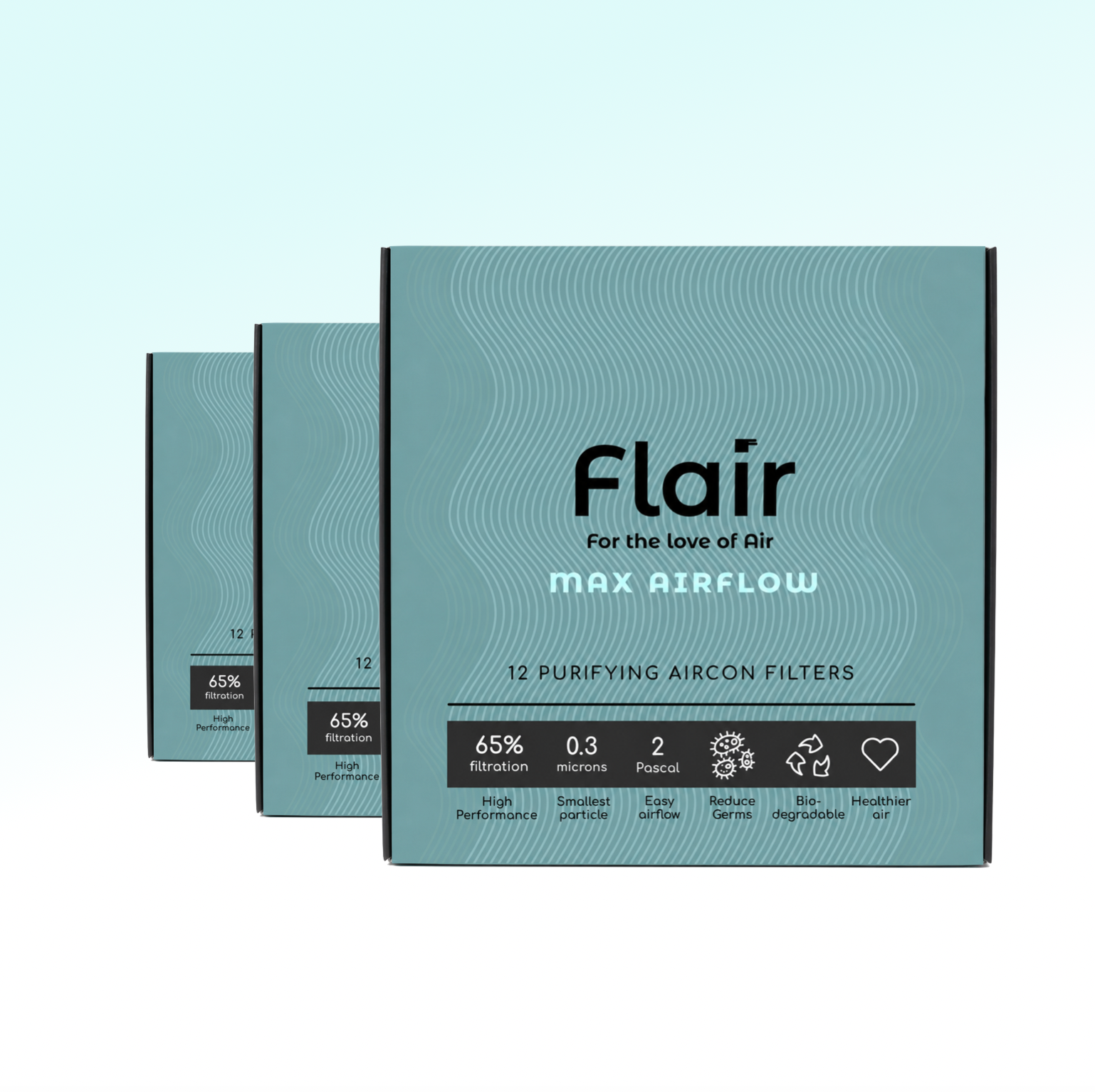 Buy 2, Get 1 Free - 36 pack Max Airflow AC Filters