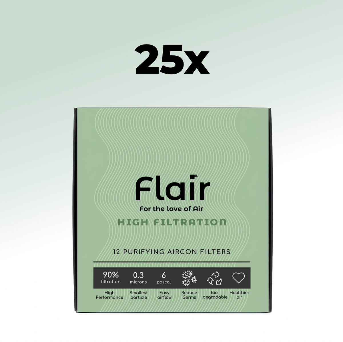 Flair High Filtration 12 Pack | 25 Boxes