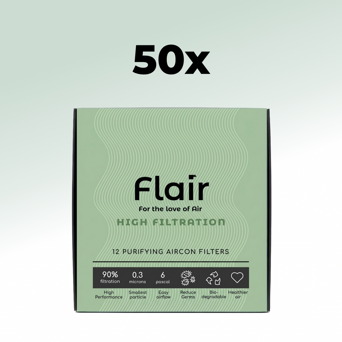 Flair High Filtration 12 Pack | 50 Boxes