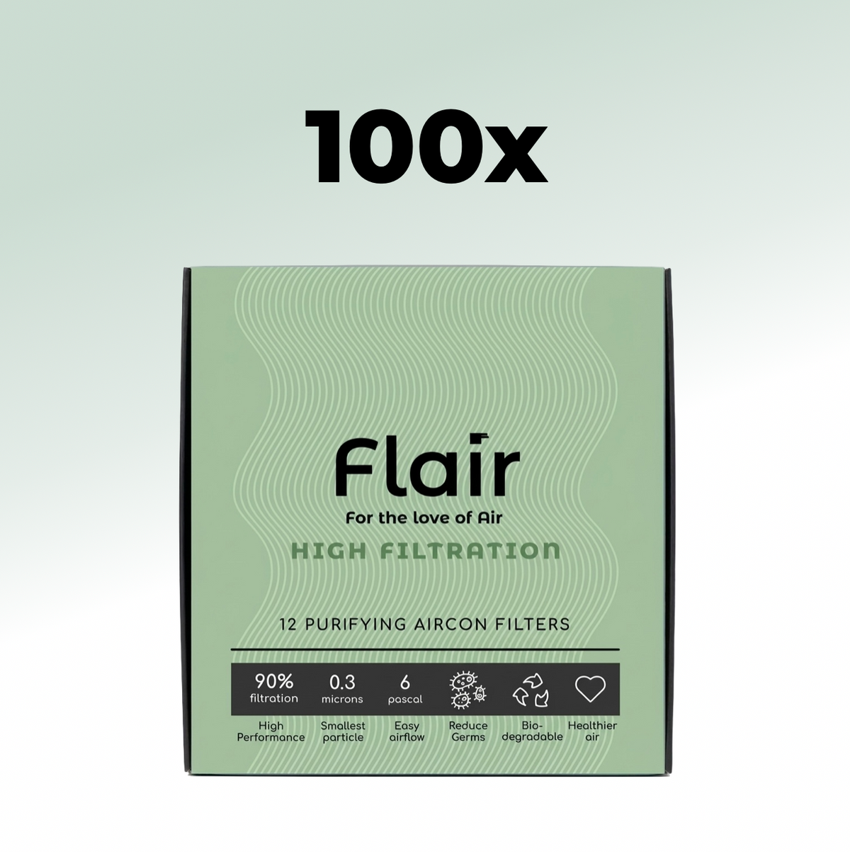 Flair High Filtration 12 Pack | 100 Boxes