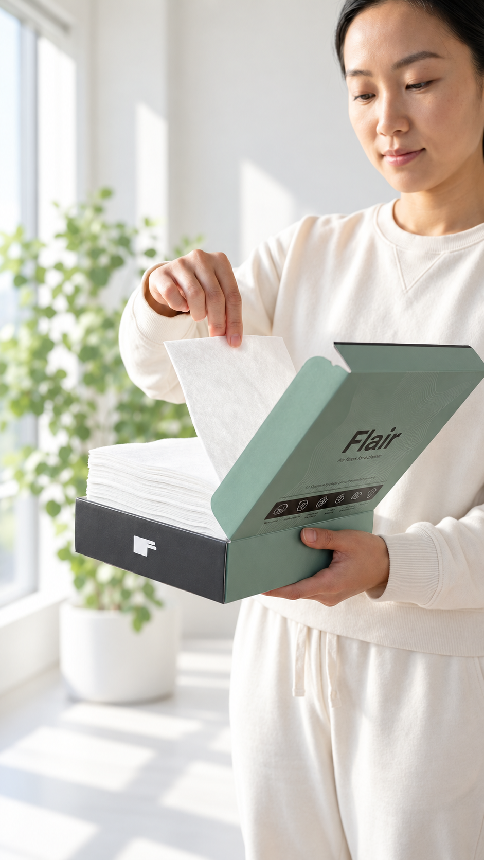 High Filtration - 12 Pack Air Purifying AC Filters
